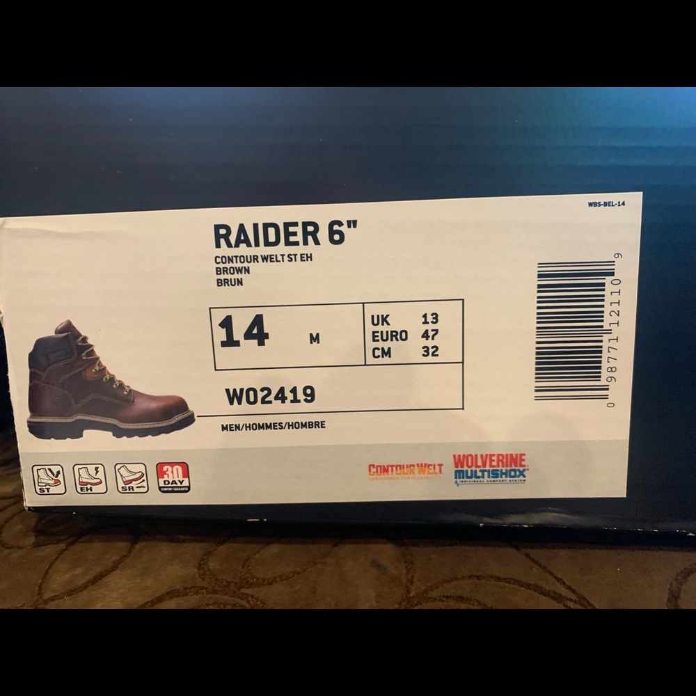 Wolverine Raider 6” Work Boot - Picture 4 of 10